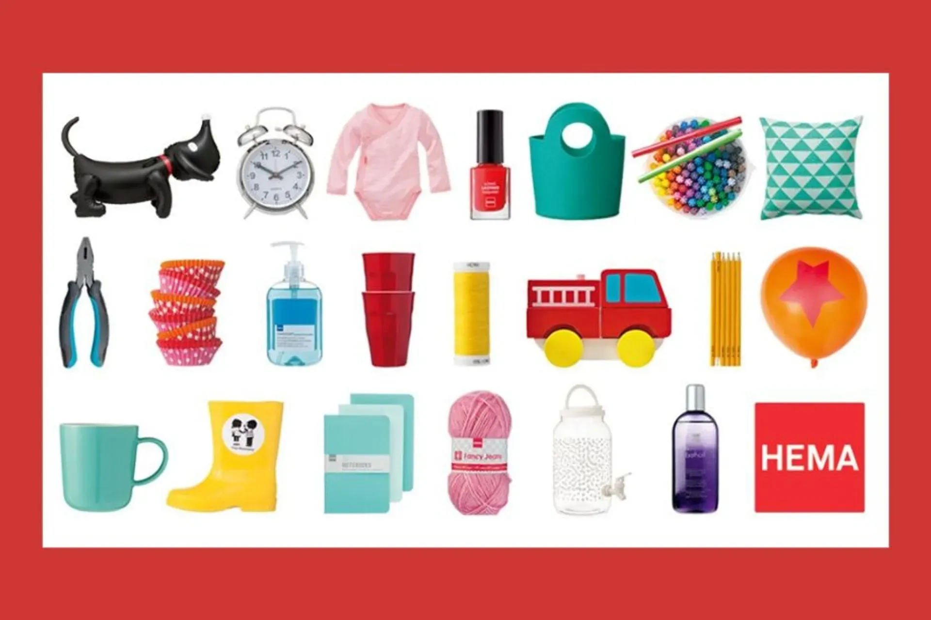HEMA children's clothing and household goods displayed in its online shop